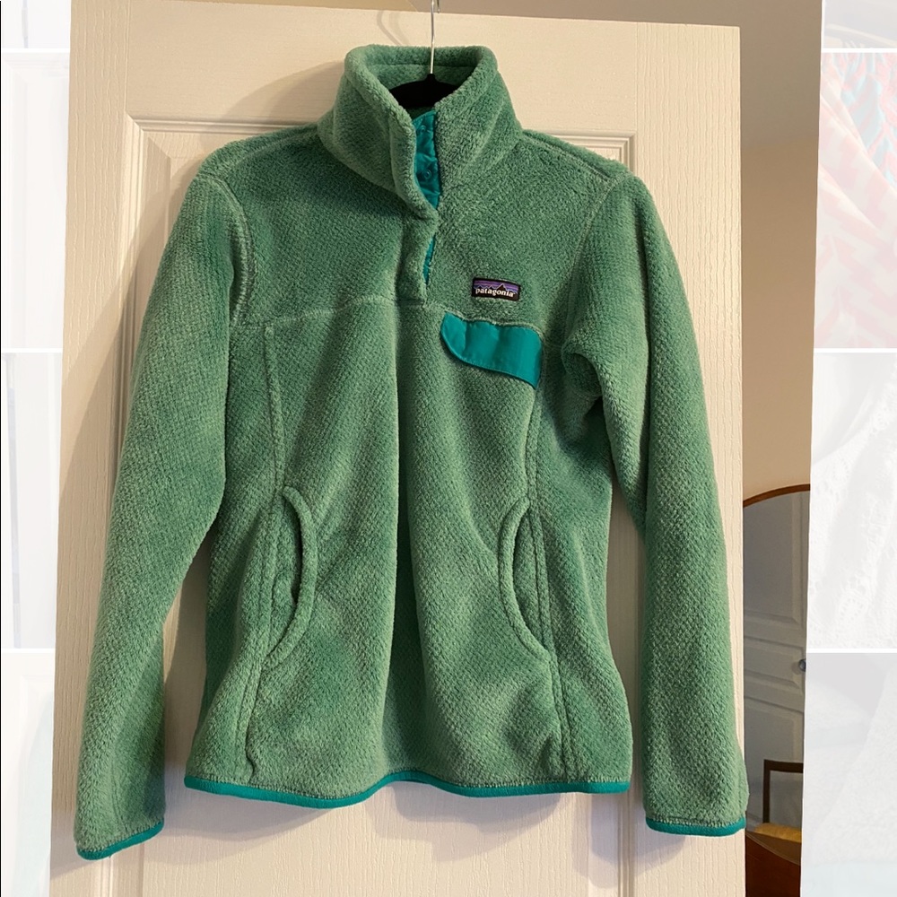 Seafoam Green Patagonia Pullover